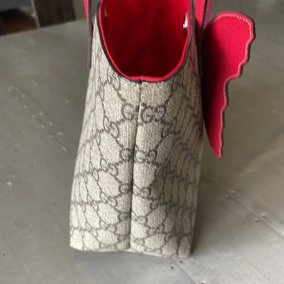 Gucci rainbow butterfly mini tote shopper guccissima logo bag - Picture 6 of 14